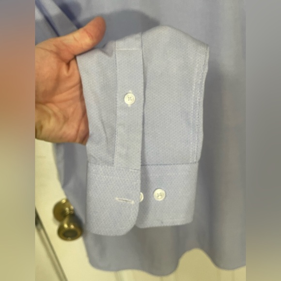 Scotch & Soda Amsterdam Shirt Men's 16 / 41 Blue Office Work Casual Button Front - Picture 5 of 7